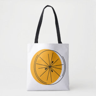 Tote Bag Citrus orange retour partout sur fourre-tout