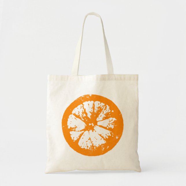 Tote Bag Citrus tranche orange Fourre-tout (Devant)