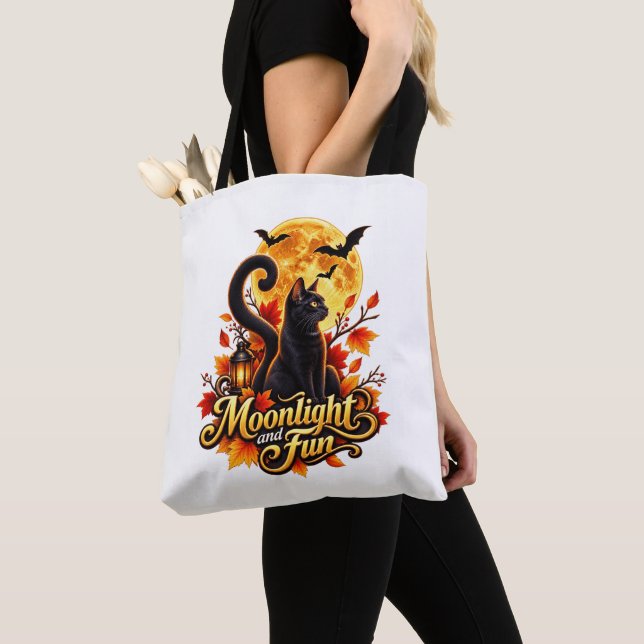 Tote Bag Clair de lune et plaisir (De près)