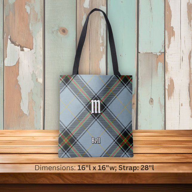 Tote Bag Clan Bell Tartan (Créateur téléchargé)