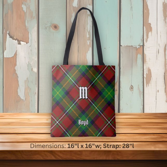 Tote Bag Clan Boyd Tartan (Créateur téléchargé)