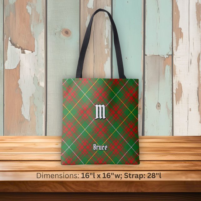Tote Bag Clan Bruce Hunting Tartan (Créateur téléchargé)