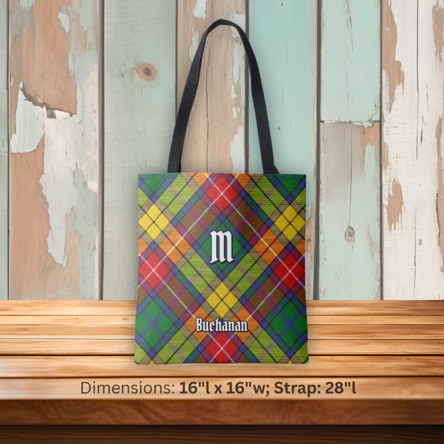 Tote Bag Clan Buchanan Tartan (Créateur téléchargé)