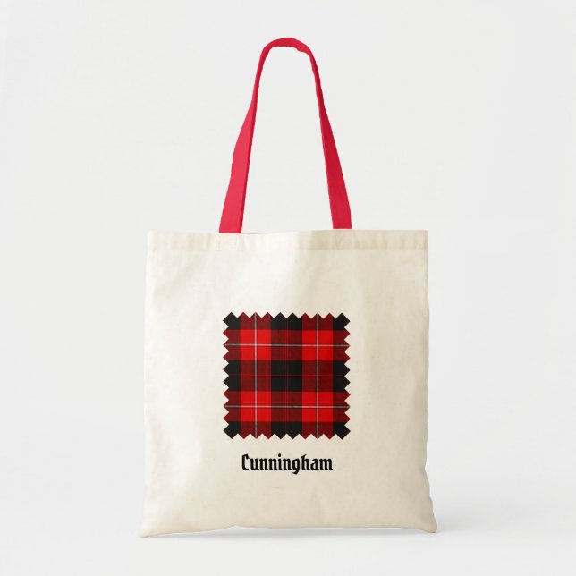 Tote Bag Clan Cunningham Tartan (Devant)
