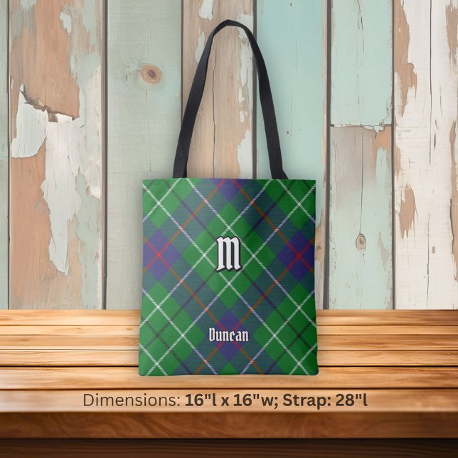 Tote Bag Clan Duncan Tartan (Créateur téléchargé)