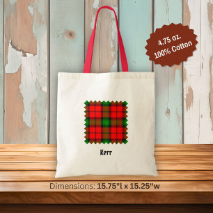 Tote Bag Clan Kerr Tartan