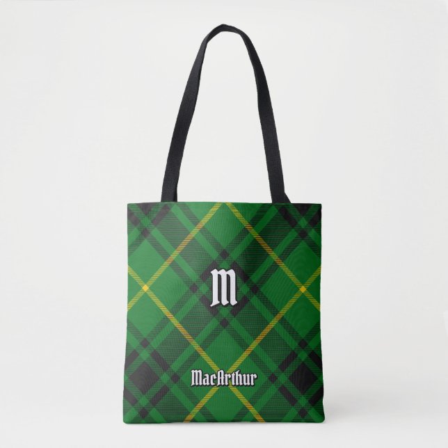 Tote Bag Clan MacArthur Tartan (Devant)