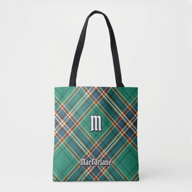 Tote Bag Clan MacFarlane Tartan de chasse antique (Devant)