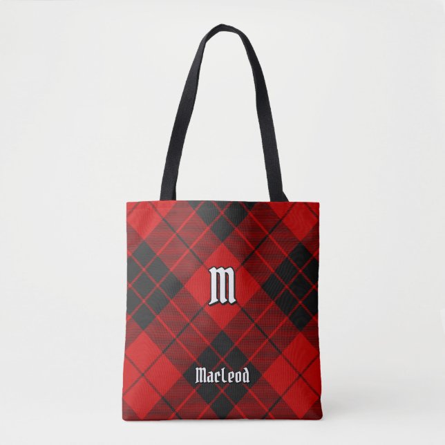 Tote Bag Clan Macleod de Raasay Tartan (Devant)