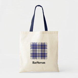 Tote Bag Clan MacPherson robe bleue Tartan