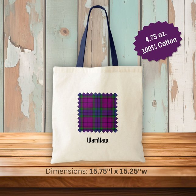 Tote Bag Clan Wardlaw Tartan (Créateur téléchargé)