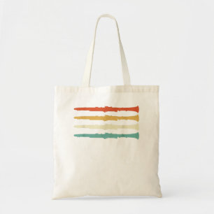 Tote Bag Clarinet de bande de marquage rétro - Clarinet Vin