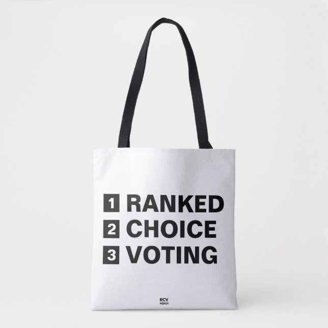 Tote Bag Classé Choix Vote 123 (Devant)
