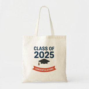 Tote Bag Classe de 2025 Graduation Félicitations Cadeau