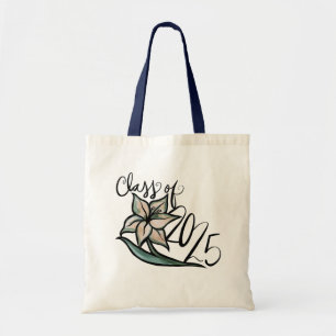 Tote Bag Classe de Blanc Lily Vert Vintage 2025