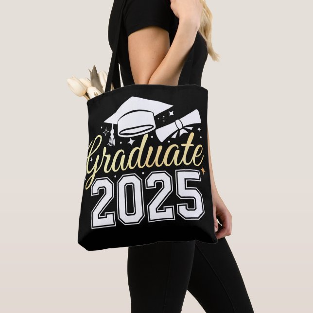 Tote Bag Classe De Diplôme De 2025 (De près)