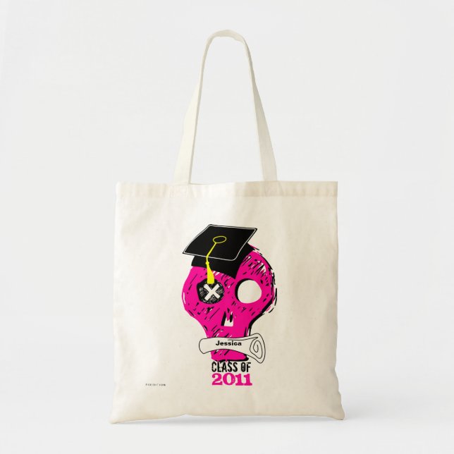 Tote Bag Classe d'obtention du diplôme du crâne 2 de 2011 (Devant)