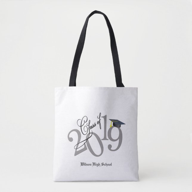 Tote Bag Classe géniale de l'obtention du diplôme 2019 (Devant)