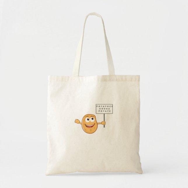 Tote Bag Classe Pommes de terre - Potate (Pun de pommes de  (Devant)