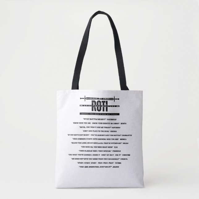 Tote Bag Classe RCTI SW de Fourre-tout commémorative 2024 ( (Devant)