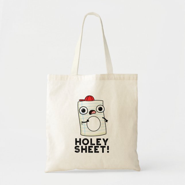 Tote Bag Classeur de papier drôle de feuille Holey (Devant)
