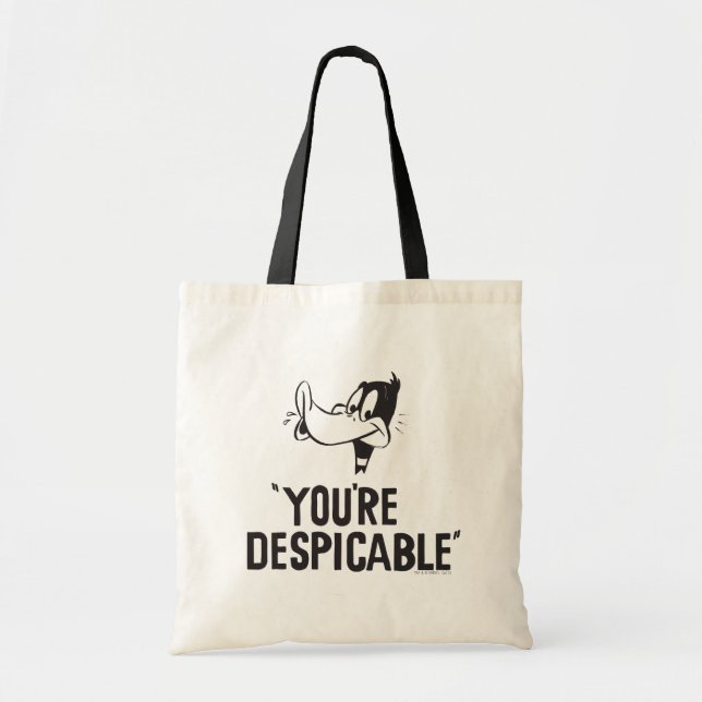 Tote Bag Classic DAFFY DUCK™ "You're Despicable" (Devant)