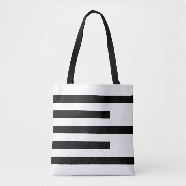 Tote Bag Classic noir et blanc (Devant)