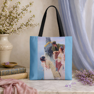 Tote Bag Classique Alma-Tadema Esthétique Vintage Romantiqu