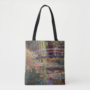 Tote Bag Claude Monet - Bassin aux nymphéas, harmonie rose