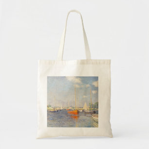 Tote Bag Claude Monet. Bateaux rouges, Argenteuil