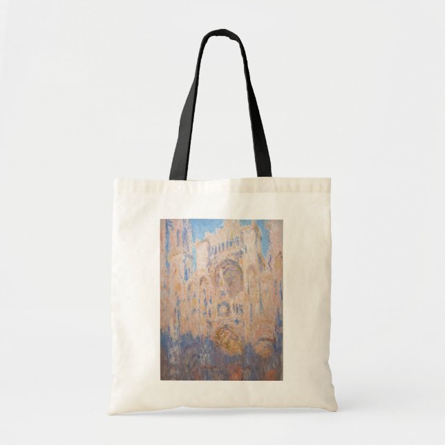 Tote Bag Claude Monet - Cathédrale de Rouen au coucher du s (Devant)