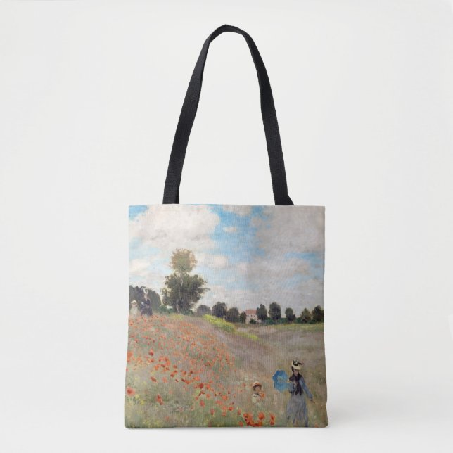 Tote Bag Claude Monet - Champ de coquelicots (Devant)