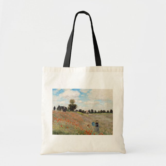 Tote Bag Claude Monet - Champ de pavot (Devant)