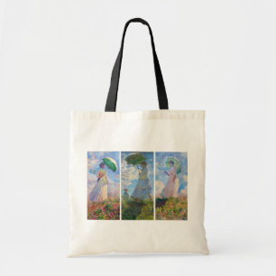 Tote Bag Claude Monet - Femme avec série Parasol
