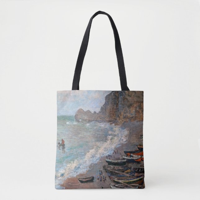Tote Bag Claude Monet - La plage d'Etretat (Devant)