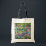 Tote Bag Claude Monet - Le jardin d'Iris à Giverny<br><div class="desc">Jardin d'Iris à Giverny / Jardin d'Artiste à Giverny - Claude Monet,  1899-1900</div>