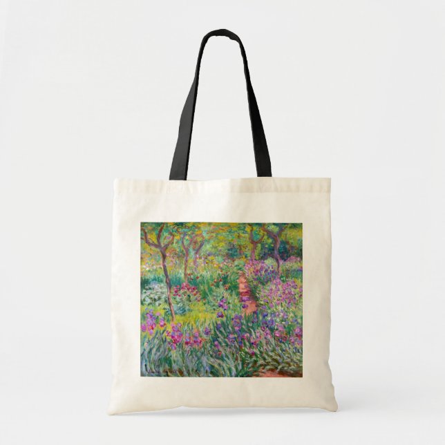 Tote Bag Claude Monet - Le jardin d'Iris à Giverny (Devant)