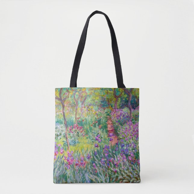 Tote Bag Claude Monet - Le jardin d'Iris à Giverny (Devant)