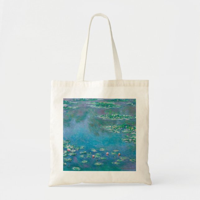 Tote Bag Claude Monet. L'Eau Lilies. Impressionnisme frança (Devant)