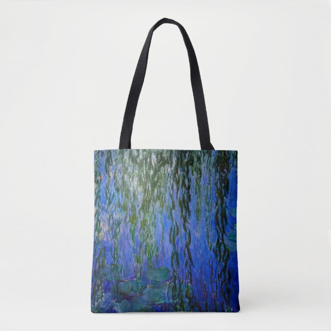 Tote Bag Claude Monet - Lys d'eau avec saule plumant (Devant)