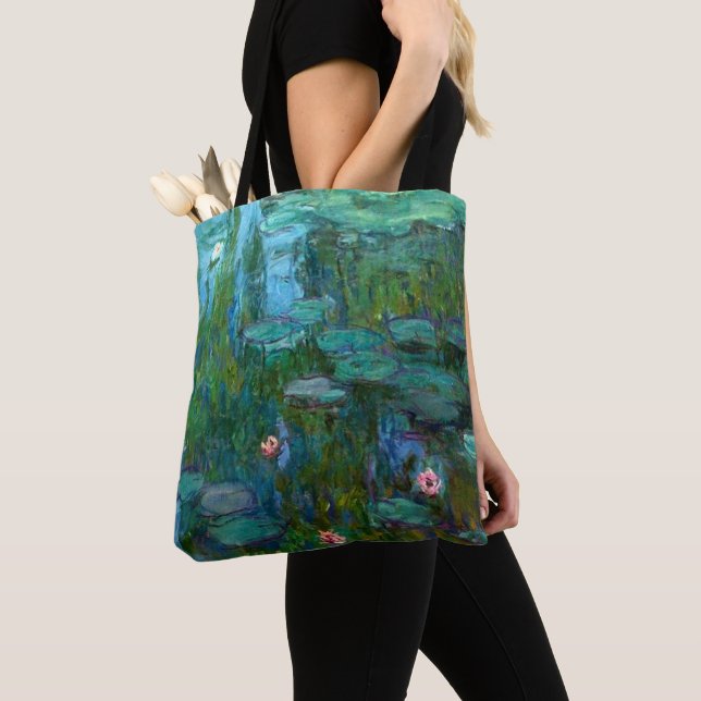 Tote Bag Claude Monet Nymphéas, Nymphéas D'Eau (De près)