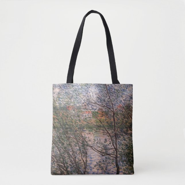 Tote Bag Claude Monet - Printemps à travers les branches (Devant)