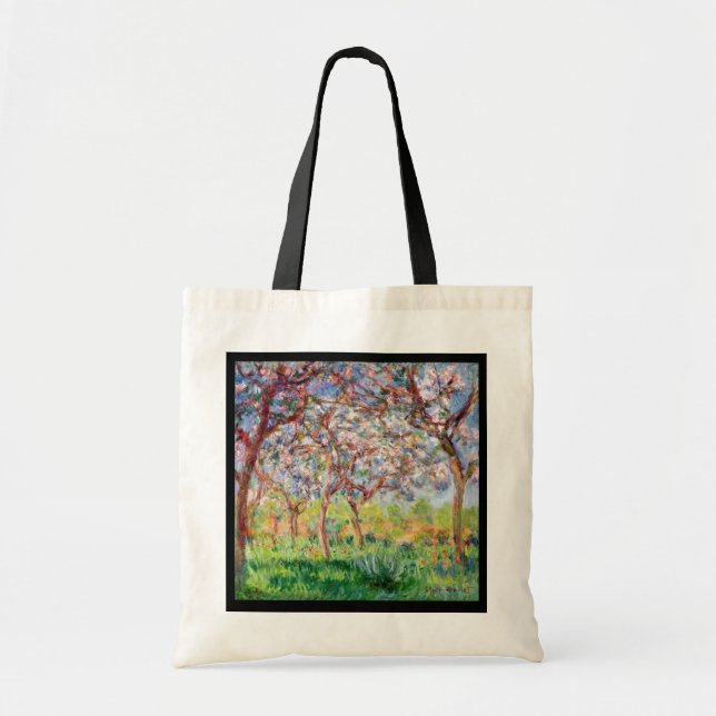 Tote Bag Claude Monet | Printemps un Giverny (Devant)