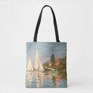 Tote Bag Claude Monet   Regatta at Argenteuil, c.1872