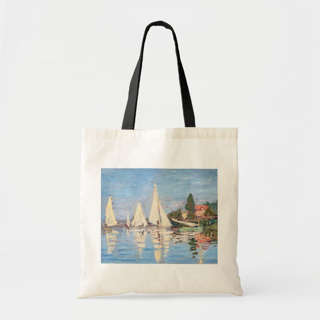 Tote Bag Claude Monet - Regattas at Argenteuil (Devant)
