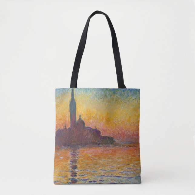 Tote Bag Claude Monet - San Giorgio Maggiore à Dusk (Devant)
