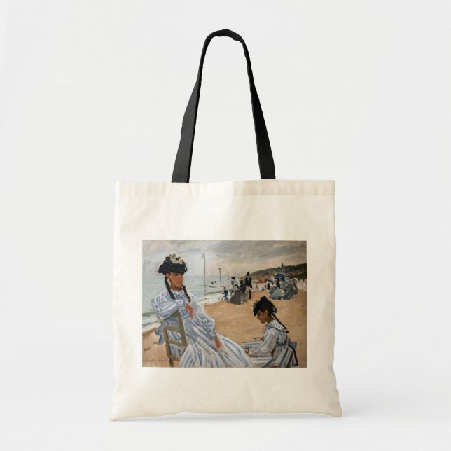 Tote Bag Claude Monet - Sur la plage à Trouville (Devant)