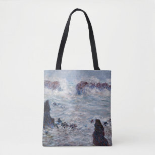 Tote Bag Claude Monet - Tempête au large de la côte Belle-Î