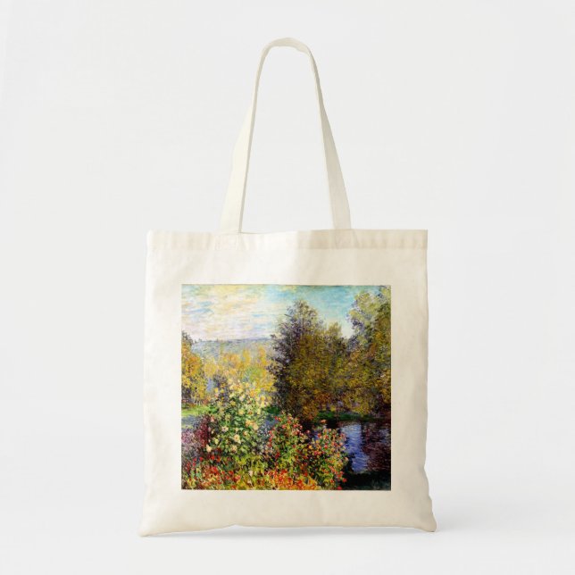 Tote Bag Claude Monet Un coin du jardin à Montgeron (Devant)