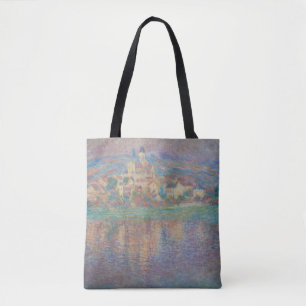 Tote Bag Claude Monet - Vetheuil, coucher de soleil